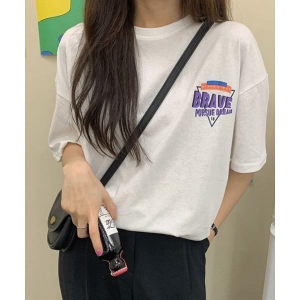 tシャツ ビッグプリントオーバーサイズTシャツ レディース
