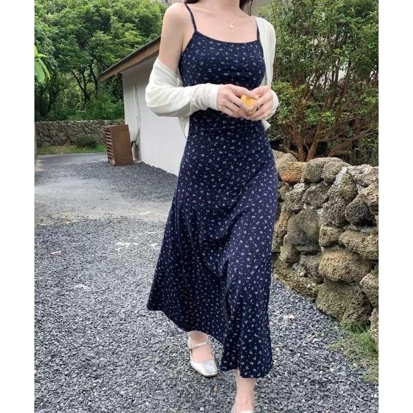 ワンピース 小花柄キャミワンピース
