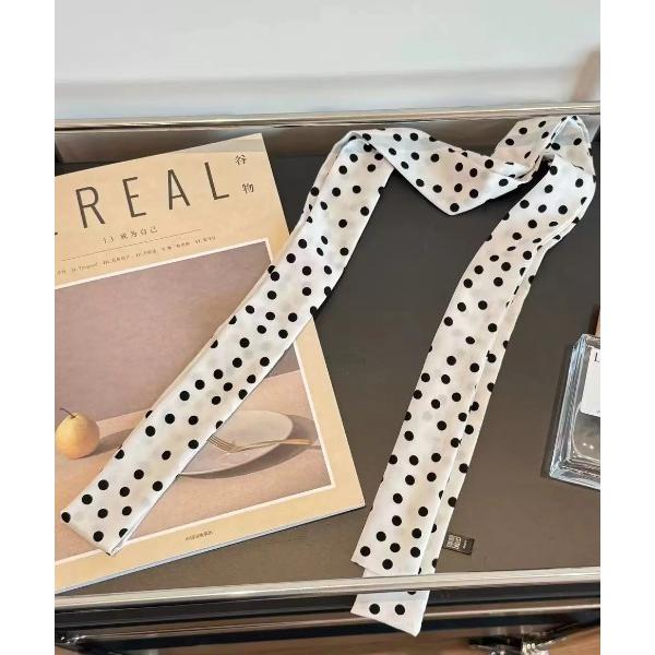 ストール マフラー ドットタイ レディース