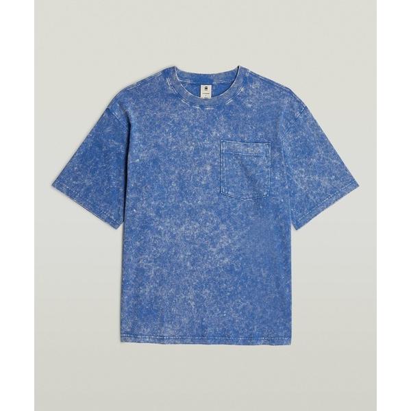tシャツ ACID WASH BOXY T-SHIRT/ヴィンテージ加工ボクシーフィットオーバーサイ...