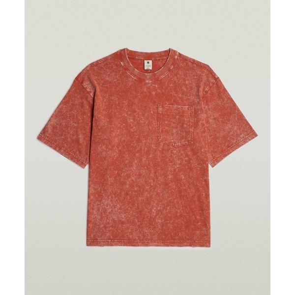 tシャツ ACID WASH BOXY T-SHIRT/ヴィンテージ加工ボクシーフィットオーバーサイ...