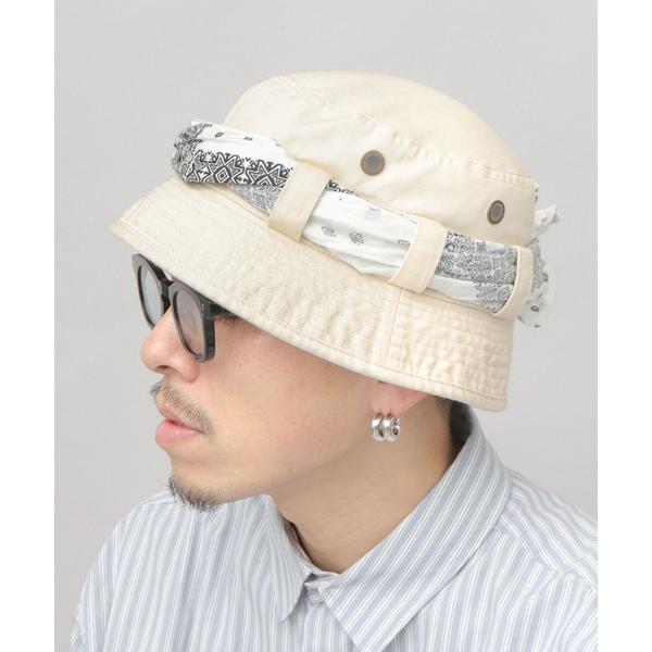 帽子 ハット メンズ バンダナ付き ジャングルハット メンズ レディース