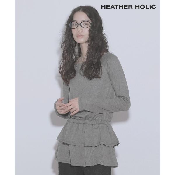 tシャツ HOLiC フリルチュニックプルオーバー　323521 レディース