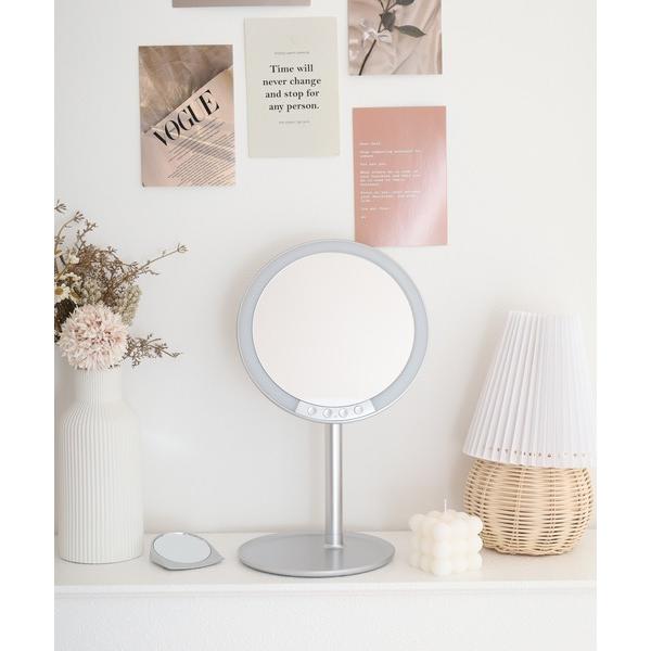 コンパクトミラー HORIUCHI MIRROR ナピュア LEDスタンドミラー