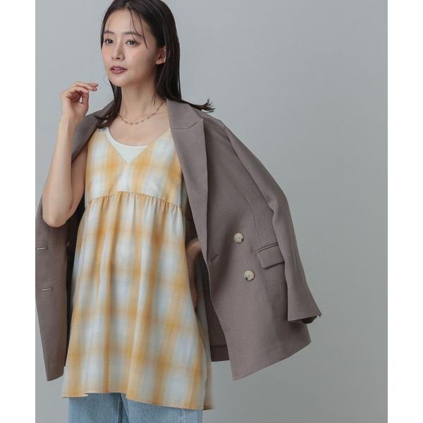 キャミソール MATINEE LINE/チェックキャミチュニック/327167