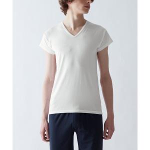 インナーシャツ 肌着 アセドロン 汗取り付きVネックTシャツ ベタつき瞬時にどこへやら メンズ｜ZOZOTOWN Yahoo!店