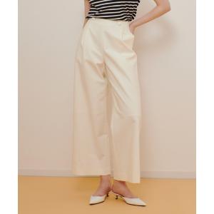 パンツ ダブルクロスストレッチマリンパンツ レディース