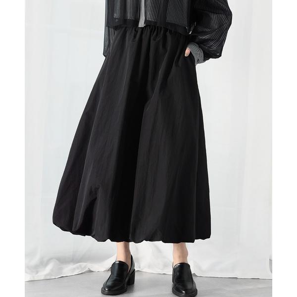 スカート タフタバルーンロングスカート
