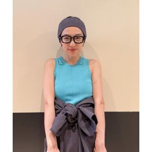 Uenui クロス　デザイン　カットアウト　パンツ　バイカラー　ツートーン セール】クロス デザイン カットアウト パンツ バイカラー ツートーン