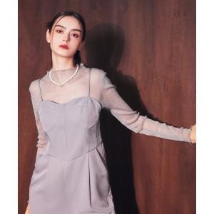 パンツドレス 「darial」2way lame set up 2点セット 2way ラメ セットアップ お呼ばれ 結婚式 二次会 成人式 同窓会 セ