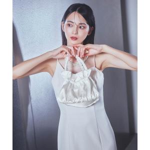 ハンドバッグ 「darial」3way pearl satin bag 3way パール サテンバッグ お呼ばれ 結婚式 二次会 成人式 同窓会 セレ