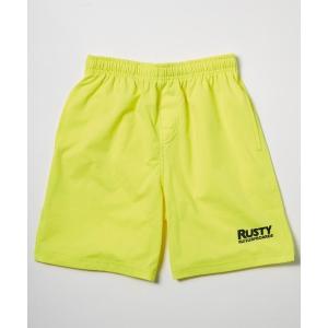 水着 「RUSTY/ラスティー」キッズハイブリッドショーツ　水着　撥水機能　UVカット キッズ 子供 男の子