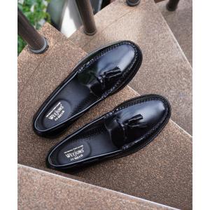 ケイスケ 未使用級WH×ナノユニバース ローファー ブラック 25 NANO universe（ナノ・ユニバース） ローファー G.H. BASS/LOGAN