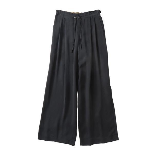 パンツ fibril cupra gather wide pants(フィブリルキュプラギャザーワイ...
