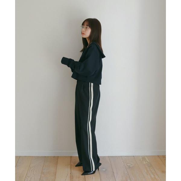 スラックス パンツ サイドラインパンツ レディース