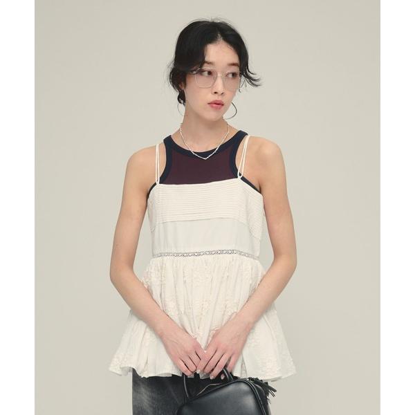 キャミソール 「eL」3D Embroidery Cami/319634