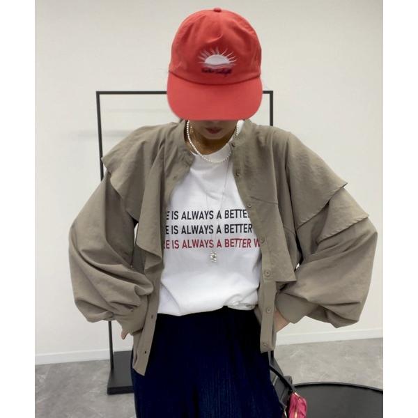 ブラウス シャツ アシメフリルブラウス レディース