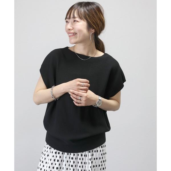 ニット セーター ボートネックスクエアニットプルオーバー レディース