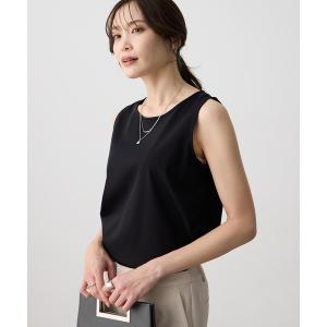 tシャツ 「スゴつや」スムースタンクトップ「接触冷感・UVカット・綿100%・大きいサイズあり・ベーシックカラー」 レディース