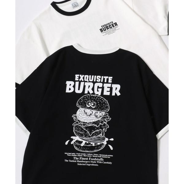 tシャツ Food Character Print SS Tee/オーバーサイズ 接触冷感 ロック/...