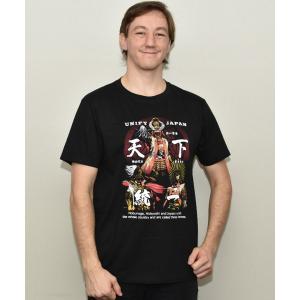tシャツ 天下統一武将　JINプラスブラックTシャツ メンズ レディース