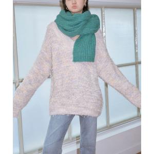 「Lil Ambition」 Vネックニット FREE ベージュ レディース