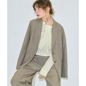 ジャケット テーラードジャケット バックタックスムージージャケット レディース