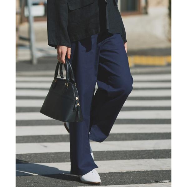 パンツ スッキリストレートパンツ「プチ・プラスサイズあり」 レディース