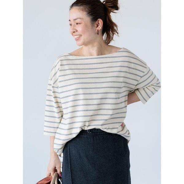 tシャツ 2wayボーダートップス「2025spring catalog item」 レディース