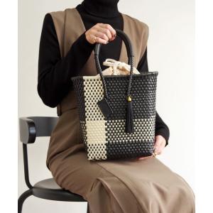 かごバッグ カゴバッグ WOVEN (ウーヴン) /プティトート メキシコ製 ミニバッグ メルカドバッグ かごバッグ レザーハンドル ミニトート マル