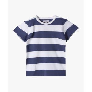 agnes b. アニエス・ベー ボーダー カットソー agnes b.（アニエスベー） tシャツ 太ボーダー コットン 半袖 Tシャツ
