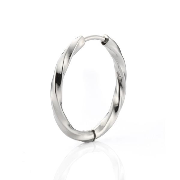 ピアス 「限定展開」“LH-1”ツイストフープピアス（LLサイズ）/サージカルステンレス（金属アレル...