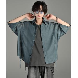 シャツ loose silhouette lace/sheer shirt / ルーズシルエットレース/シアーシャツ メンズ レディース