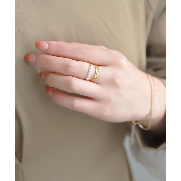 指輪 リング 「ステンレス」パールリング レディース