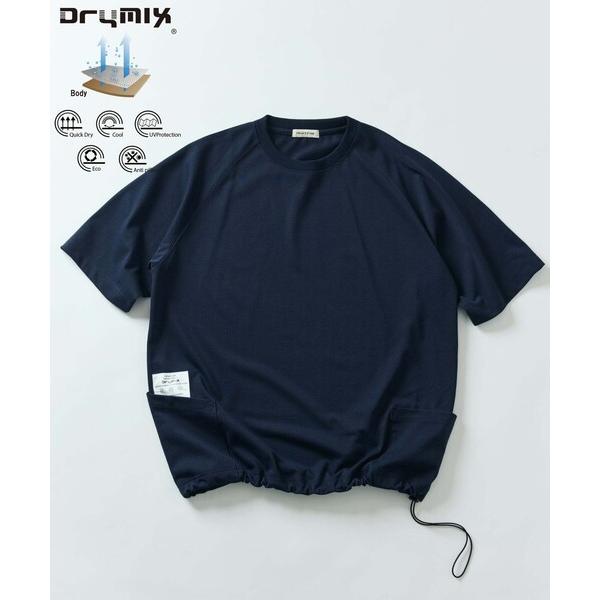 tシャツ 限定展開 Drymix(R)/ドライミックス リラックスフィット サイドポケット クルーネ...