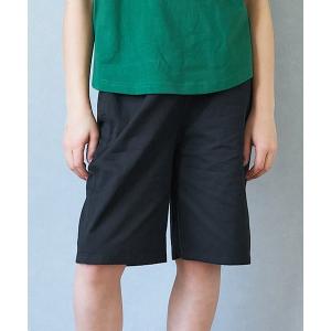ワイドパンツ パンツ キッズ ツイルショートパン...の商品画像
