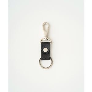 ダンヒル　dunhillシルバー製　dマークキーホルダー ケース付き dunhill（ダンヒル） キーケース 「DUNHILL/ダンヒル」PVC ロゴ刻印