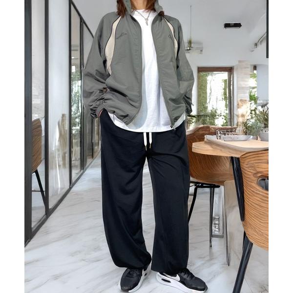 スウェットパンツ ジャージ バルーンシルエット ワイド スウェットパンツ トラックパンツ 春服 レデ...