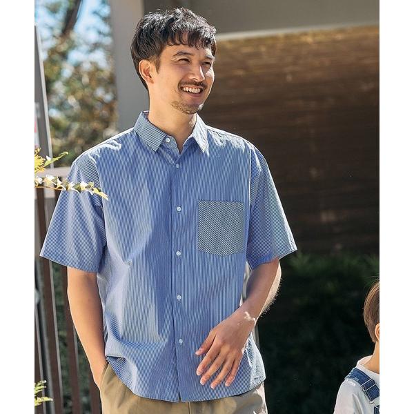 シャツ ストライプSSシャツ メンズ