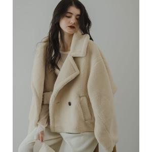 「rectangle」 コート FREE アイボリー レディース