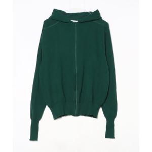 「CABANE de ZUCCa」 ジップアップパーカー 1 グリーン メンズ