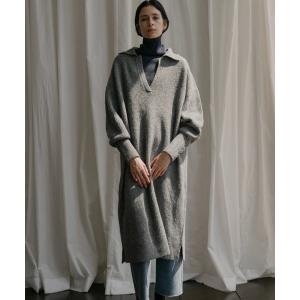 「WILLFULLY」 ニットワンピース FREE グレー レディース