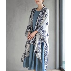 マフラー ストール 刺繍ストールポンチョ レディース