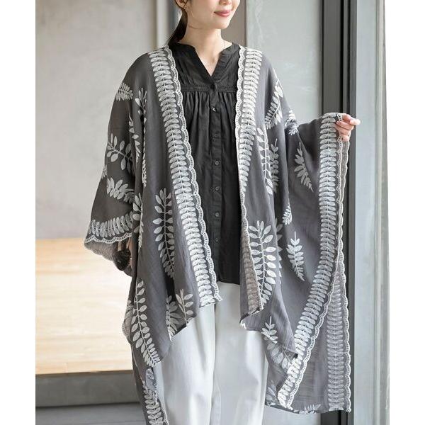 ストール マフラー 刺繍ストールポンチョ レディース