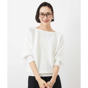 ニット セーター 「WEB限定カラー」ホールガーメント(R)ドルマンスリーブニット(7分袖) レディース