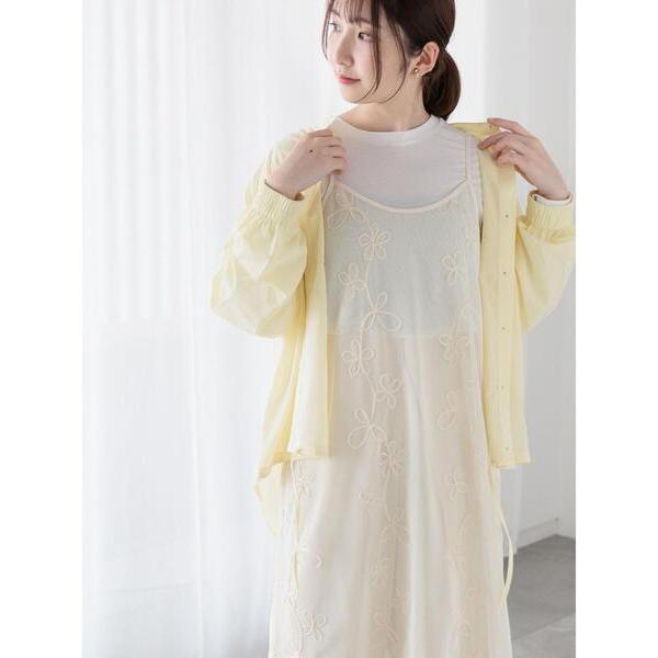 ワンピース メッシュフラワーコードキャミワンピース「2025spring catalog item」