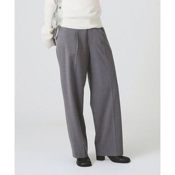 スラックス パンツ 1タック ストレート パンツ | 新生活・通勤・通学・オフィスカジュアル・オンオ...