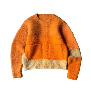 セーター ニット blackemeans ハンドポケット付き モヘアニット メンズ レディース