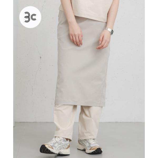 スカート 「吸水速乾/UVカット」coolmaxカーブラインストレートスカート