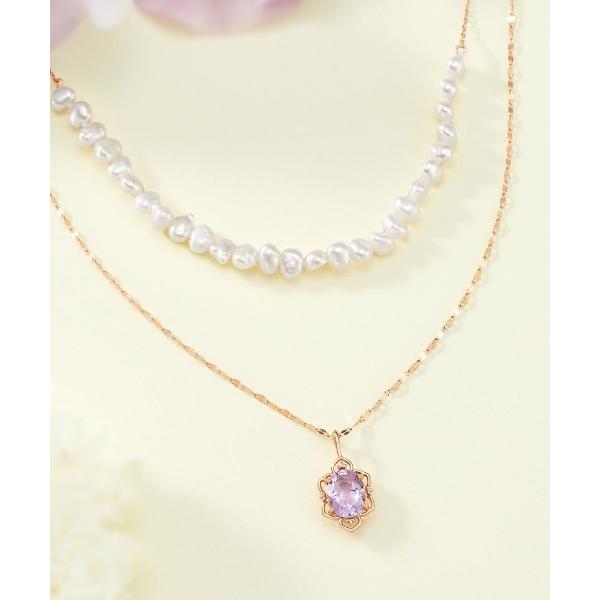 ネックレス 「Spring Collection」シルバー ネックレス 2本セット レディース